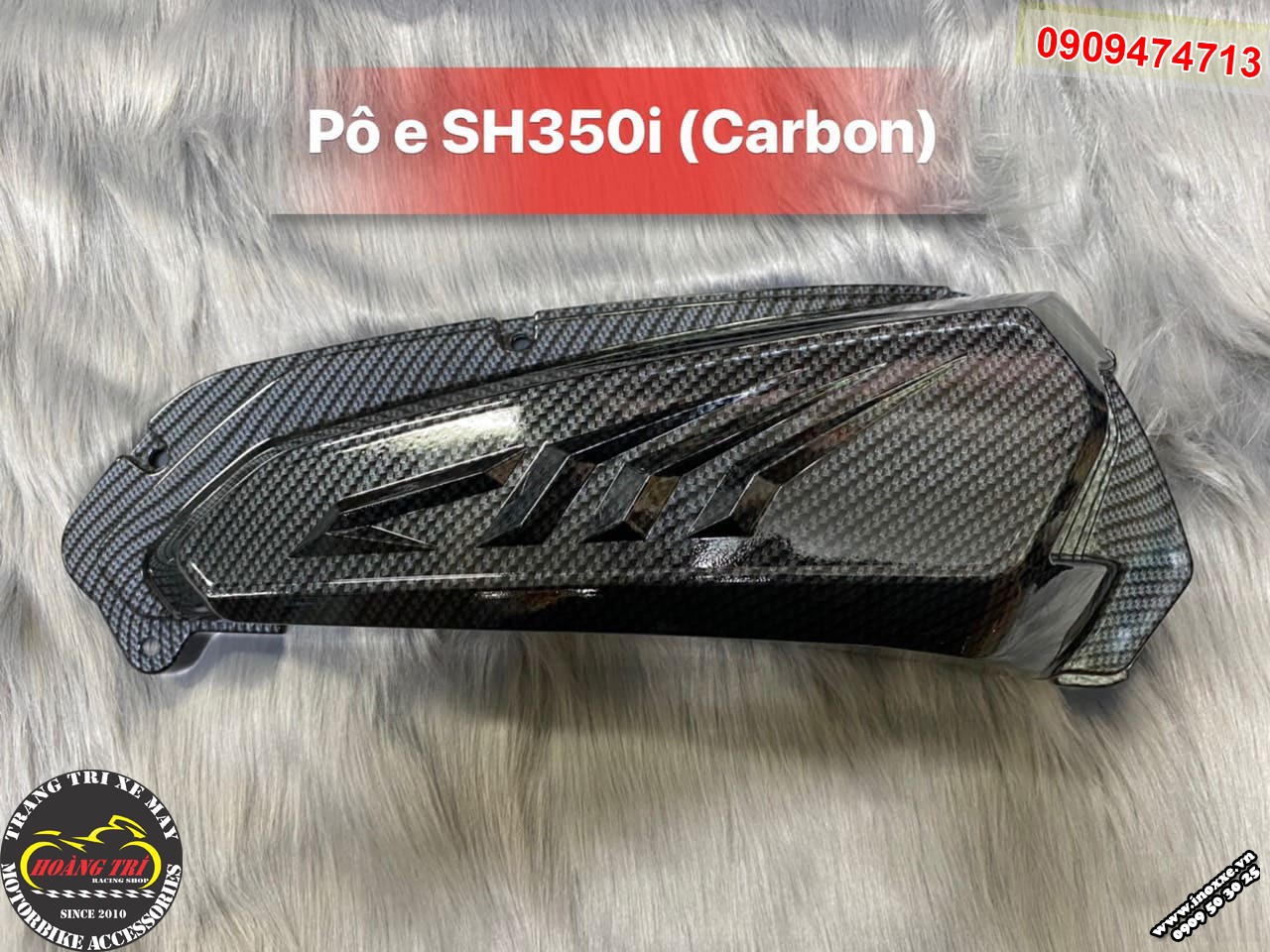 Ốp Pô e Sh350i sơn Carbon